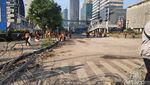 Menengok Aksi PPSU Bersihkan Sisa Rusuh Depan Bawaslu