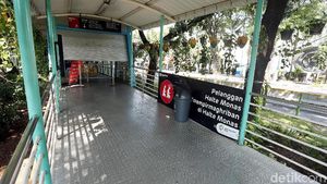 Halte TransJakarta Monas Masih Tutup Pasca Aksi 22 Mei