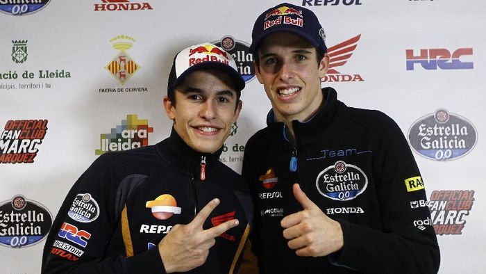 Alex Marquez dan Marc Marquez akan bersaing di MotoGP musim depan? (AFP PHOTO / QUIQUE GARCIA)
