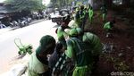 Rusak Akibat Rusuh 22 Mei, Pagar di Jalan Jatibaru Diperbaiki