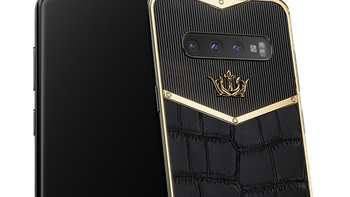 Kalau ini Galaxy S10 X-Black Edition, harganya USD 4.820 (Rp 69,7 juta). Foto: Caviar