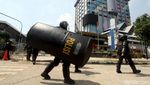Kawat Berduri Masih Hiasi Depan Gedung Bawaslu