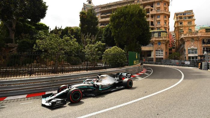 Lewis Hamilton tercepat di latihan kedua GP Monako. (Foto: Michael Regan/Getty Images)