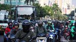 Lalin di Kawasan Bundaran HI Berangsur Normal