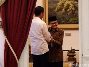 BJ Habibie Ucapkan Selamat ke Jokowi: Insyaallah Bisa Lanjutkan Program