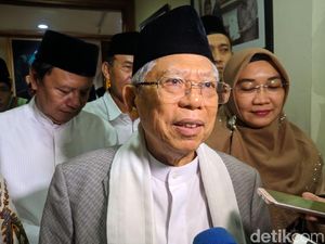 Maruf Amin: Selamat Idul Fitri, Mudah-mudahan Kita Dipersatukan Lagi