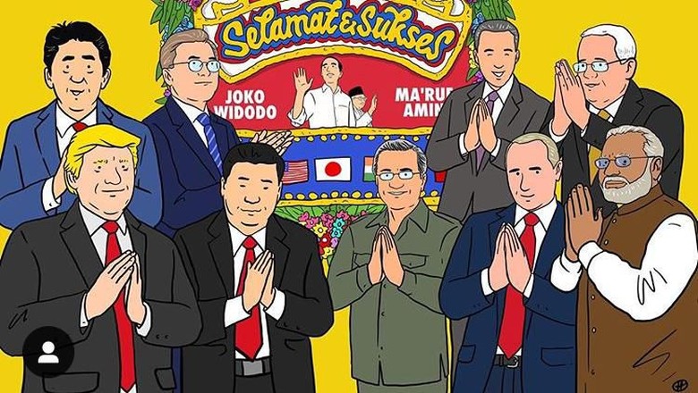 Donald Trump hingga Putin Ucapkan Selamat dan Sukses Buat Jokowi