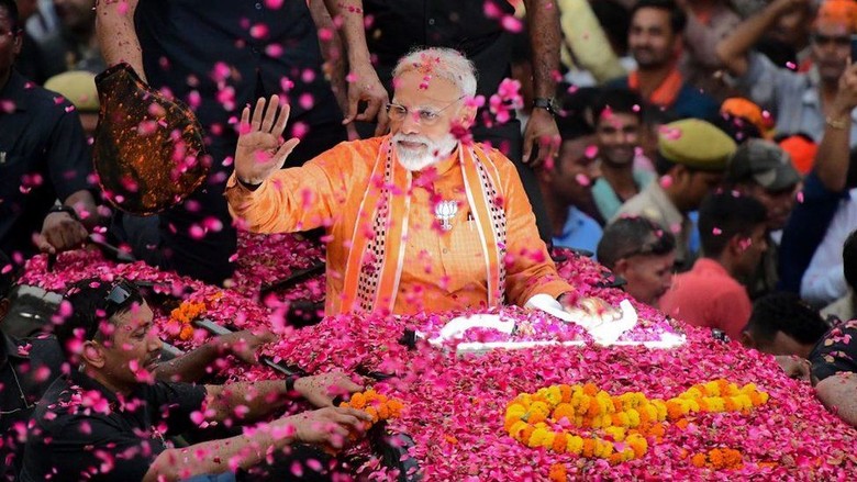 Dianggap sebagai Sosok Kuat, PM Modi Menang Mutlak di Pemilu India Dianggap sebagai Sosok Kuat, PM Modi Menang Mutlak di Pemilu India