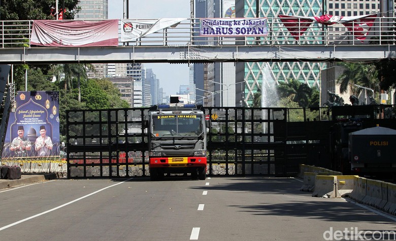Besok, Jalan Depan KPU-Bawaslu-DPR-MK Masih Ditutup Besok, Jalan Depan KPU-Bawaslu-DPR-MK Masih Ditutup