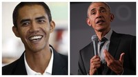Kalau yang ini Barrack Obama asli dan yang Indonesia punya. (Foto: Getty Images)