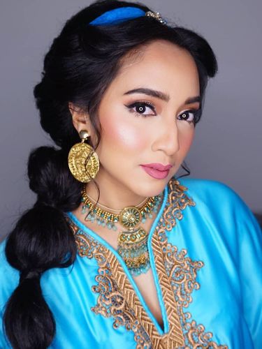 5 Inspirasi Makeup Putri Yasmin dari Film Aladdin ala Beauty Vlogger Indonesia