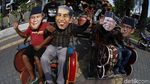 Jokowi Hingga Prabowo Naik Becak Serukan Rekonsiliasi Pasca Pemilu