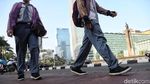 Lalin di Kawasan Bundaran HI Berangsur Normal