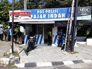 Begini Kondisi Pos Polisi di Solo Pascakebakaran