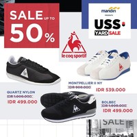 Gelaran sale ini diadakan selama dua hari hingga besok, Sabtu, (25/5/2019). Brand lain yang diskon adalah Le Coq Sportif. Sneakers sejutaan bisa didapatkan dengan ratusan ribu. Foto: Instagram