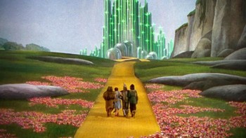 Land of Oz. Dalam cerita The Wizard of Oz, Land of Oz mungkin jadi pengantar arus utama pertama di dunia untuk rekaan dunia fantasi. Land of Oz memperlihatkan bahwa dunia fantasi juga bisa memiliki cerita yang dalam. Foto: via Brainberries