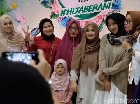 Suporter finalis Sunsilk Hijab Hunt 2019.