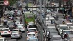 Penampakan Kendaraan Menumpuk Padati Kawasan Tanah Abang