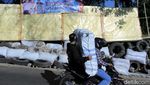 Potret Bantal-Kasur Keselamatan yang Dipasang di Jalur Mudik