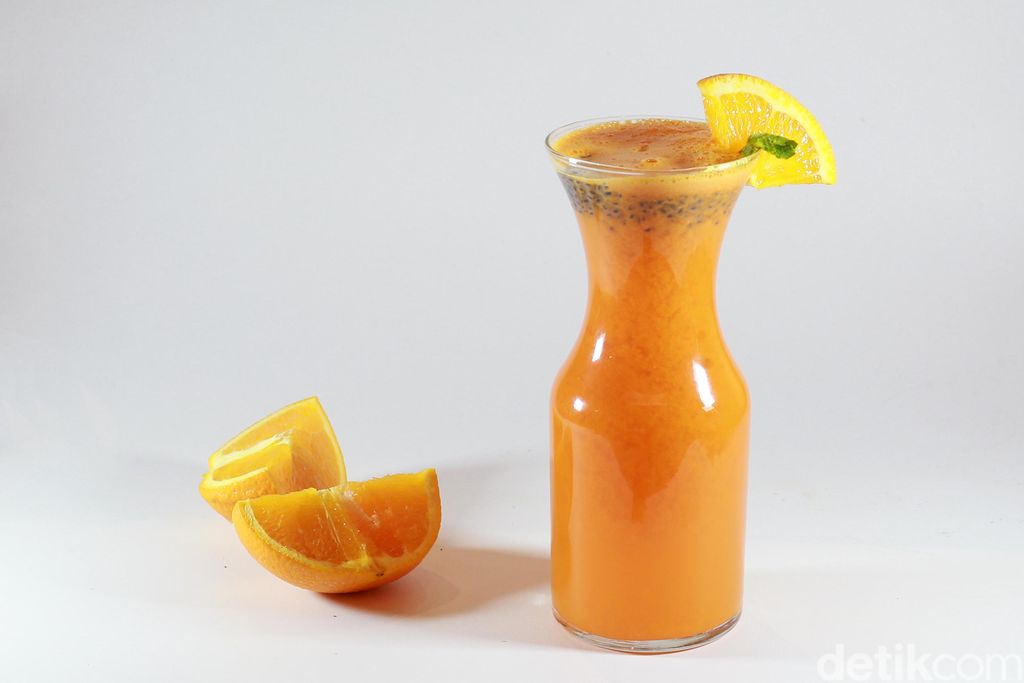 Resep philips : Jus Jeruk Wortel Selasih