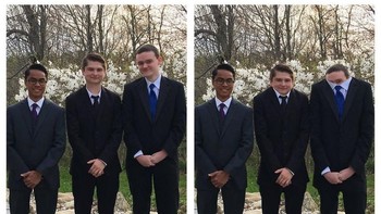 Minta tinggi temannya ditambah agar sejajar, dan inilah hasilnya. Foto: James Fridman