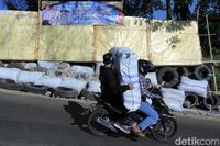Kasur-Bantal Keselamatan Dipasang di Jalur Mudik Ibun-Kamojang