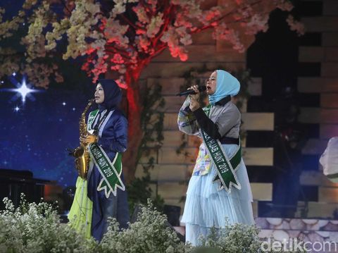 Nirina Terhanyut dengan Permainan Saxophone Finalis Sunsilk Hijab Hunt 2019