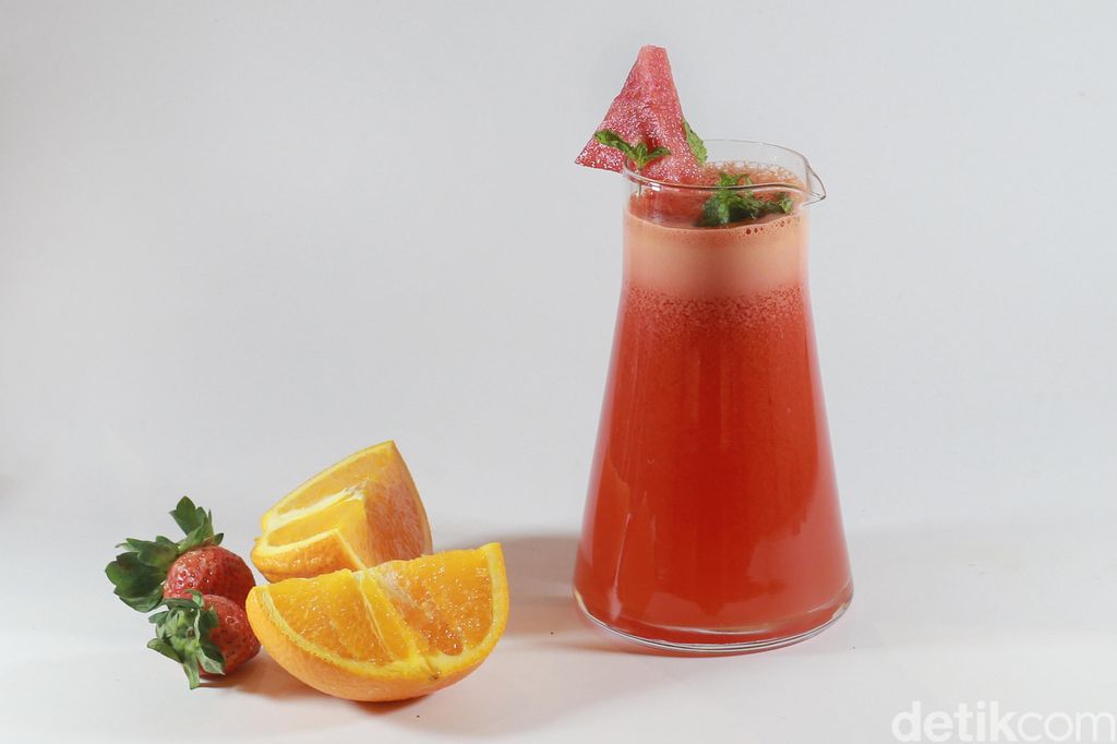 Resep philips :Jus Basil Jeruk Semangka