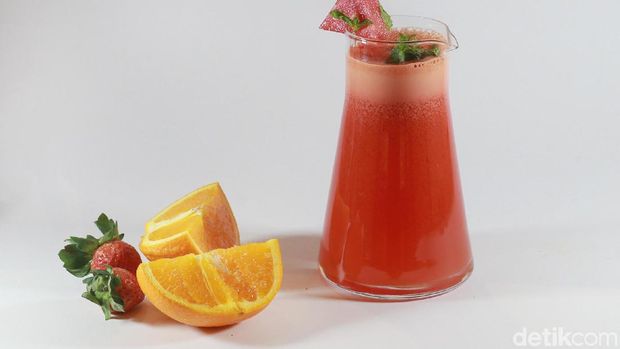 Resep philips :Jus Basil Jeruk Semangka