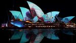 Terpukau Keindahan Warna-warni Cahaya di Vivid Sydney 2019