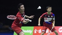 Li Junhui/Liu Yuchen menang 21-18, 21-10 atas Hiroyuki Endo/Yuta Watanabe.