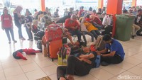 Biasanya pemudik mulai memadati terminal pada H-5 jelang lebaran.