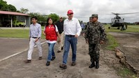Dilansir dari Reuters, Minggu (26/5/2019), Presiden Peru, Martin Vizcarra, telah meninggalkan ibu kota Lima untuk meninjau kerusakan gempa yang melanda wilayah Loreto di Peru utara. (Foto: Reuters)