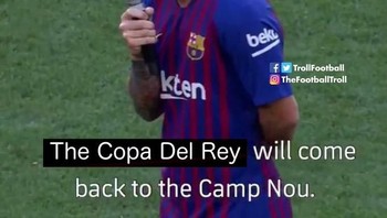Meski cetak rekor, Messi tetap jadi korban meme, seperti yang satu ini. Foto: Twitter/TrollFootball