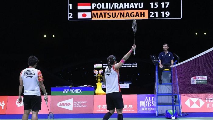 Indonesia kandas di semifinal Piala Sudirman 2019. (Foto: Wahyu Putro A/ANTARA Foto)