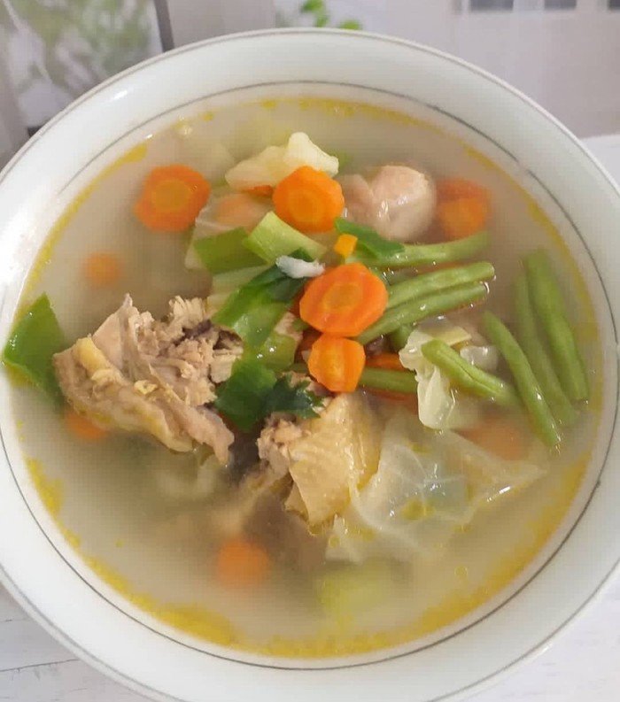 sup ayam kampung untuk sahur