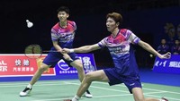 Dalam pertandingan final di Guangxi Sports Center Gymnasium, Minggu (26/5/2019) siang WIB, China membuka keunggulan lewat nomor ganda putra. 