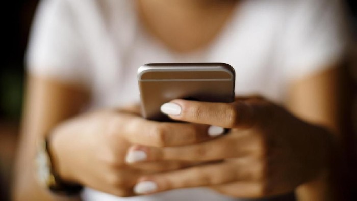 handphone Surfing the net