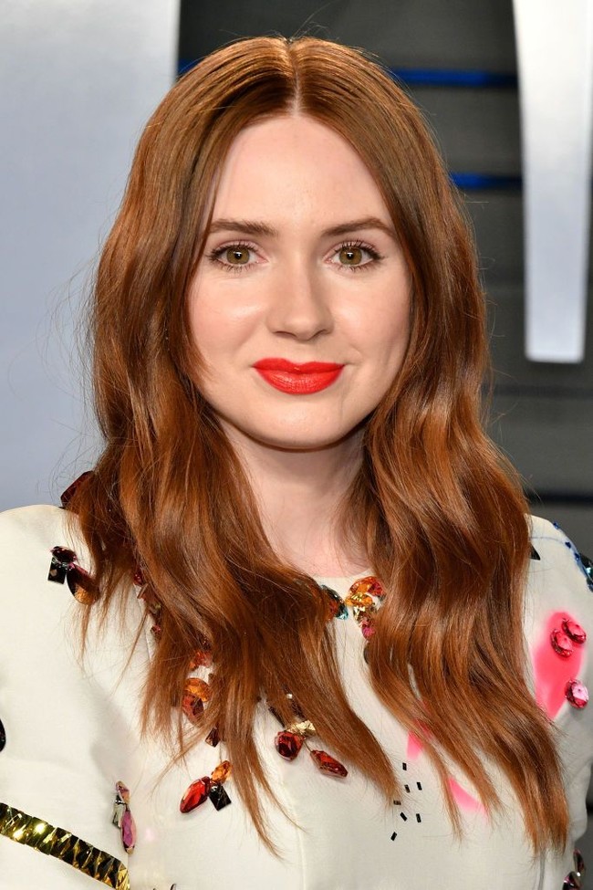 Selain Avengers dan Guardians of the Galaxy, Karen juga berperan di film Stuber, Spies in Disguise dan Jumanji yang bakal tayang tahun ini. Foto: Getty Images