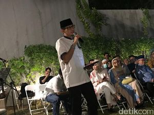 Bukber Bareng Patwal, Sandiaga Bicara Pengorbanan Polisi