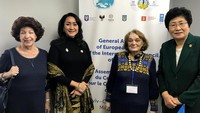 Kegiatan Majelis Umum termasuk Konferensi ilmiah-praktis dengan partisipasi internasional bertemakan “Kepribadian pro-sosial dalam dimensi gender: Aspek teoritis-metodologis dan terapa. Foto: dok. ICW