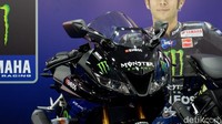 Dikesempatan sama, Yordan Satriadi selaku Deputy GM Marketing PT YIMM juga menyatakan ada beberapa hal baru di motor Yamaha edisi MotoGP 2019 ini.  Foto: Ruly Kurniawan/detikOto
