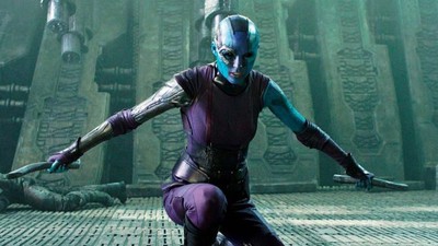 Foto: Cantiknya Karen Gillan yang Berubah Drastis saat Tidak Menjadi Nebula