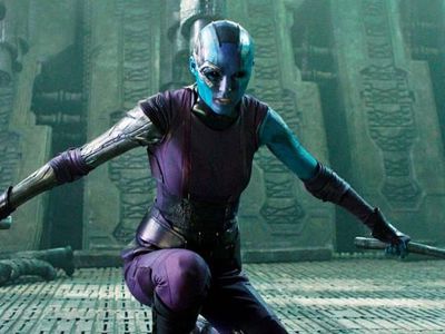 Foto: Cantiknya Karen Gillan yang Berubah Drastis saat Tidak Menjadi Nebula