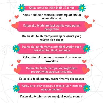 Konten tentang kriteria 'memantaskan diri' untuk menikah ini juga dibanjiri kritik.