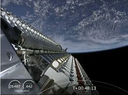 Potret Peluncuran 60 Satelit Internet Starlink Milik SpaceX