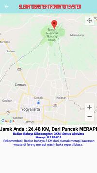 Ke Gunung Merapi Lebih Mudah dengan Aplikasi di Smartphone