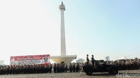 Apel Operasi Ketupat digelar di Lapangan Monas, Jakarta, Selasa (28/5/2019).
