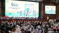 Buka puasa bersama digelar di Kantor Pusat Pertamina, Jakarta, Selasa (28/5/2019).