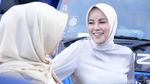 Gaya Kompak Olla dan Cynthia Ramlan dengan Hijab